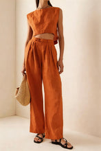 Load image into Gallery viewer, Women's Crew-Neck Loose Casual Two-Piece Set – Breathable T-Shirt & Pants
