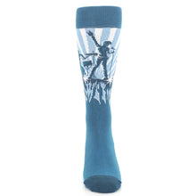 Load image into Gallery viewer, Blue Rock Band Socks - Men's Novelty Dress Socks