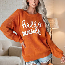 Load image into Gallery viewer, Women's Casual Round Neck Long Sleeve Pullover
