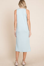 Load image into Gallery viewer, Ribbed Knit Sleeveless Midi Dress For Women – Simple, Casual, Elegant, Versatile and Chic Midi Dress with Ribbed Texture for Every Occasion