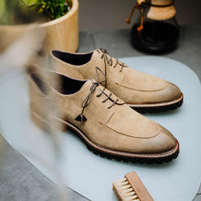 Load image into Gallery viewer, 26-224-OAK CAMPO Sueded Goatskin Lace Up with Wax Finish, Oak