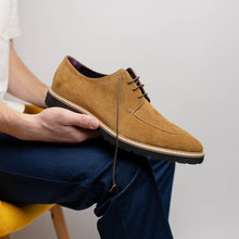 Load image into Gallery viewer, 26-220-TOB CAMPO Sueded Goatskin Lace Up, Tobacco