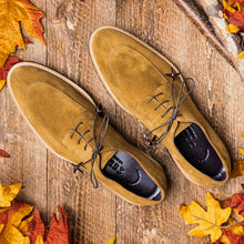 Load image into Gallery viewer, 26-220-TOB CAMPO Sueded Goatskin Lace Up, Tobacco