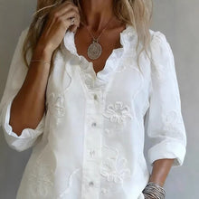 Load image into Gallery viewer, Women's Lace Print Blouse
