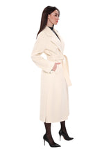 Load image into Gallery viewer, Premium 100% Australian Merino Wool Coat in Marshmallow