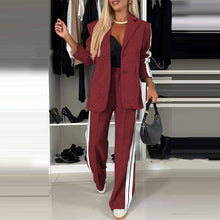 Load image into Gallery viewer, Women’s Elegant Solid Color Suit Set