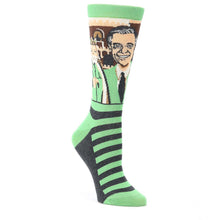 Load image into Gallery viewer, Mister Rogers Socks - Green Women's Dress Socks