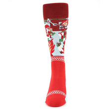 Load image into Gallery viewer, Christmas Chaos Socks - Men's Christmas Dress Socks