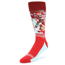Load image into Gallery viewer, Christmas Chaos Socks - Men's Christmas Dress Socks