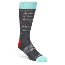Load image into Gallery viewer, Programming Code Socks - Men's Premium Dress Socks