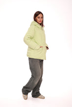 Load image into Gallery viewer, Reversible Demi-Season Jacket in Iris/Lemongrass