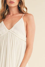Load image into Gallery viewer, Ruched Plunge Mini Cami Dress For Women – Flattering & Chic with Plunging Neckline and Fitted Design
