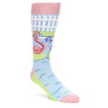Load image into Gallery viewer, Flamingle Flamingo Socks - USA Made - Men's Novelty Socks