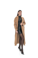 Load image into Gallery viewer, Cambridge Comfort Classic Wraparound Wool Blend Overcoat in Light Camel
