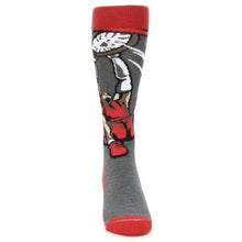 Load image into Gallery viewer, Basketball Player Dunk - USA Made Men's Dress Socks