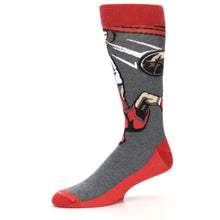 Load image into Gallery viewer, Basketball Player Dunk - USA Made Men's Dress Socks
