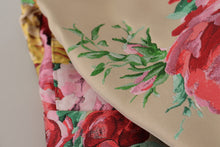 Load image into Gallery viewer, Dolce & Gabbana Beige Floral Dress Formal High Waist Pants