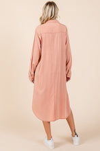 Load image into Gallery viewer, Button Down Long Sleeve Shirt Dress For Women – Casual, Timeless and Versatile Classic Shirt Dress for Year-Round Wear