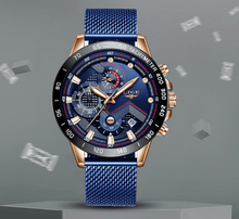 Load image into Gallery viewer, Men's Sports Waterproof Watch With Stainless Steel Bracelet Unique Design Perfect Gift For Your Man