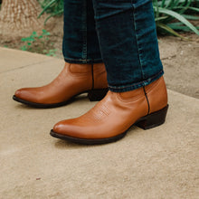 Load image into Gallery viewer, Cowboy Dress Boots | Mens Classic Round-Toe Boots (H7001-Tan)