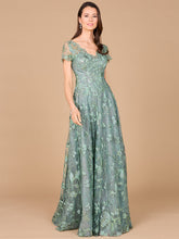 Load image into Gallery viewer, Tonal Lace Ballgown