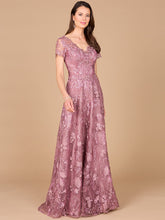 Load image into Gallery viewer, Tonal Lace Ballgown