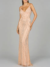 Load image into Gallery viewer, Spaghetti Strap Beaded Dress