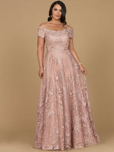 Load image into Gallery viewer, Off Shoulder A-Line Gown