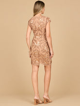 Load image into Gallery viewer, Cap Sleeve Embellished Dress