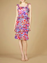 Load image into Gallery viewer, High Neck Printed Midi Dress - OUTLET