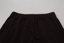 Load image into Gallery viewer, Dolce & Gabbana Brown Cashmere Trousers Bottoms Drawstring Pants