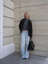 Load image into Gallery viewer, Genuine Lamb Leather Suede Jacket