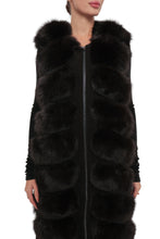 Load image into Gallery viewer, Genuine Polar Fox Fur Vest 90 cm