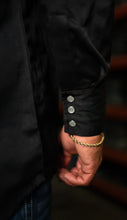 Load image into Gallery viewer, FR Western Style Pearl Snap - Black