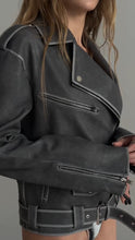 Load image into Gallery viewer, Ⓥ Mars Vegan Leather Jacket