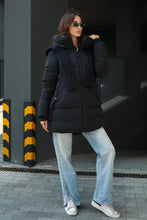 Load image into Gallery viewer, Double-hooded Insulated Bio-Down Coat