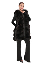 Load image into Gallery viewer, Genuine Polar Fox Fur Vest 90 cm