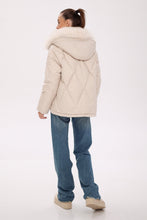 Load image into Gallery viewer, Genuine Polar Fox Fur Down Insulated Parka in Ivory