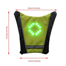 Load image into Gallery viewer, BrightRide LED Cycling Vest with Storage