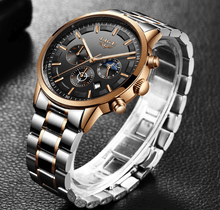 Load image into Gallery viewer, Men's Waterproof Watch With Chronometers And Date Display Unique Design Perfect Gift