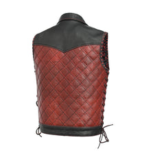 Load image into Gallery viewer, Kingsnake Men’s Motorcycle Leather Vest