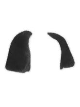 Load image into Gallery viewer, Kori Black Faux Fur Micro Bolero