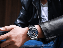 Load image into Gallery viewer, Men's Sports Waterproof Stainless Steel Watch With Chronometers And Special Date Display Unique Design Perfect Gift