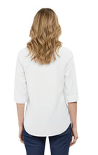 Load image into Gallery viewer, Womens Regular Fit 3/4 Sleeve Button Down Collared Camp Shirt
