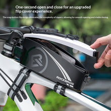 Load image into Gallery viewer, Bicycle Bag Rain cover Bike Phone Holder Bag Waterproof Biycle Basket 4-6.5' Front Phone Bag Moto Bicycle AccessoriesBike Top Tube Bag Bicycle Front Frame Bag Waterproof Bike Pouch Pack Bike Phone Bag Cycling Accessories Pouch For Mountain Road Bike