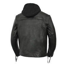 Load image into Gallery viewer, Nightstrike Men’s Motorcycle Leather Jacket
