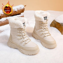 Load image into Gallery viewer, Women’s Fleece-Lined Chunky Sole Shoes – Warm Casual Winter Comfort Shoes