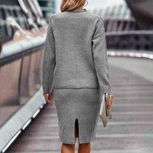 Load image into Gallery viewer, Women's Two Piece Set - Pullover Sweater & Bodycon Skirt Cozy Outfit