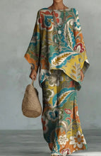 Load image into Gallery viewer, Women's Colorful Print Casual Dress