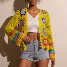 Load image into Gallery viewer, Hand-Crocheted Knitted Cardigan for Women